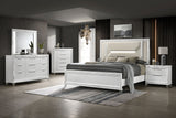 Marmore White 9-Drawer Dresser And Led Mirror