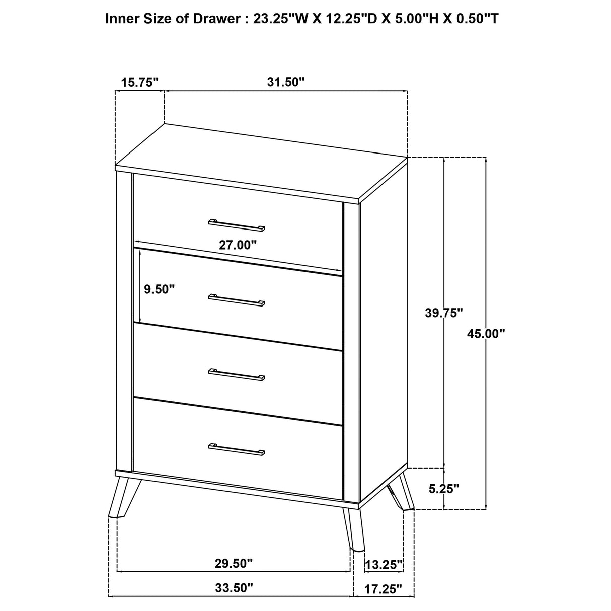 Kaywood Weathered Brown / Natural Pine 5-Piece Queen Bedroom Set