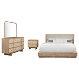 Kailani Beige Oak 4-Piece Queen Bedroom Set