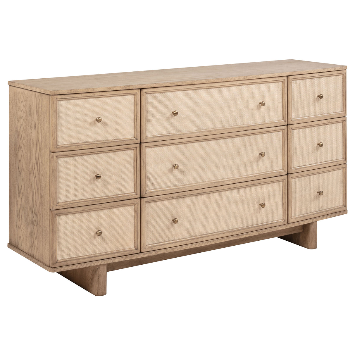 Kailani Beige Oak 4-Piece Queen Bedroom Set