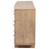 Kailani Beige Oak 9-Drawer Dresser Cabinet