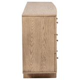 Kailani Beige Oak 9-Drawer Dresser Cabinet