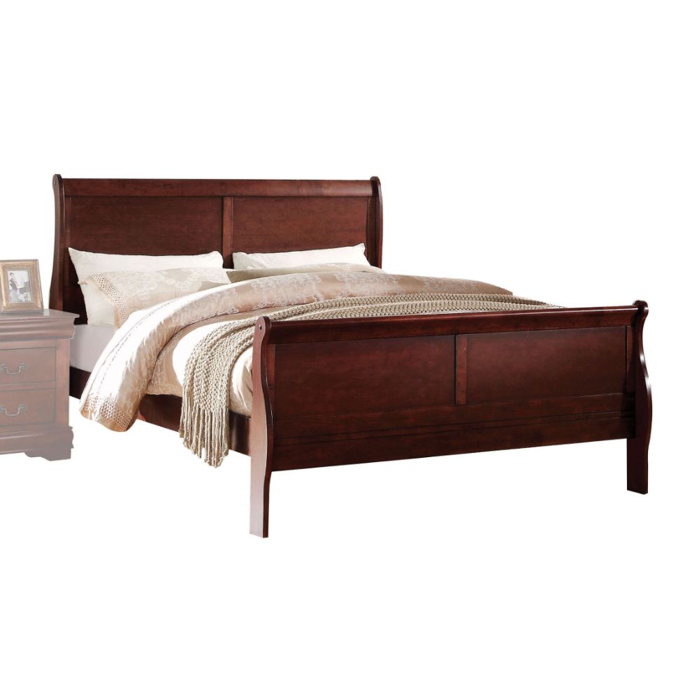 Louis Cherry Finish Philippe Full Bed