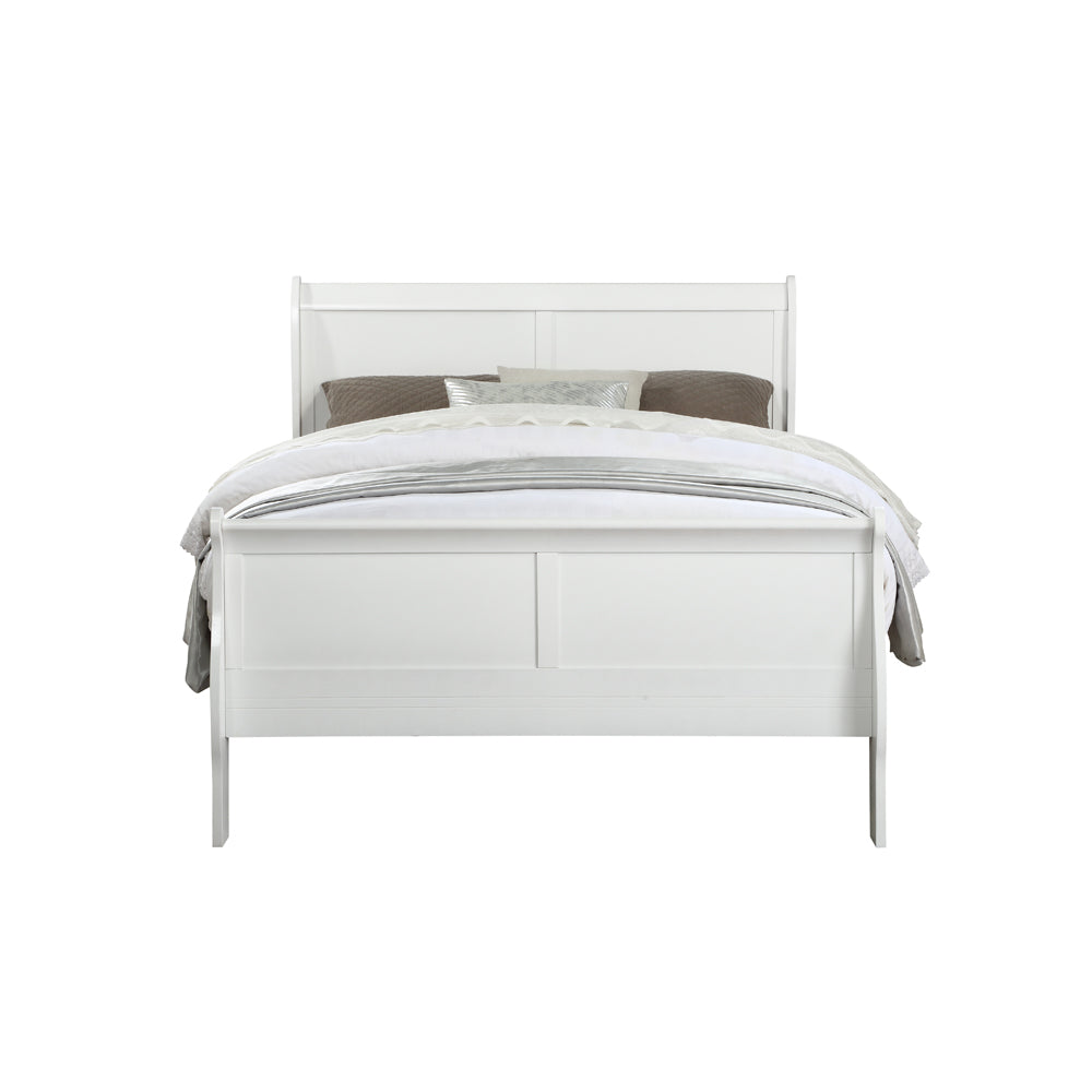 Louis White Finish Philippe Full Bed