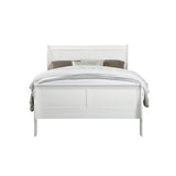 Louis White Finish Philippe Full Bed