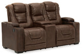 Owner's Box Power Reclining Sofa and Loveseat