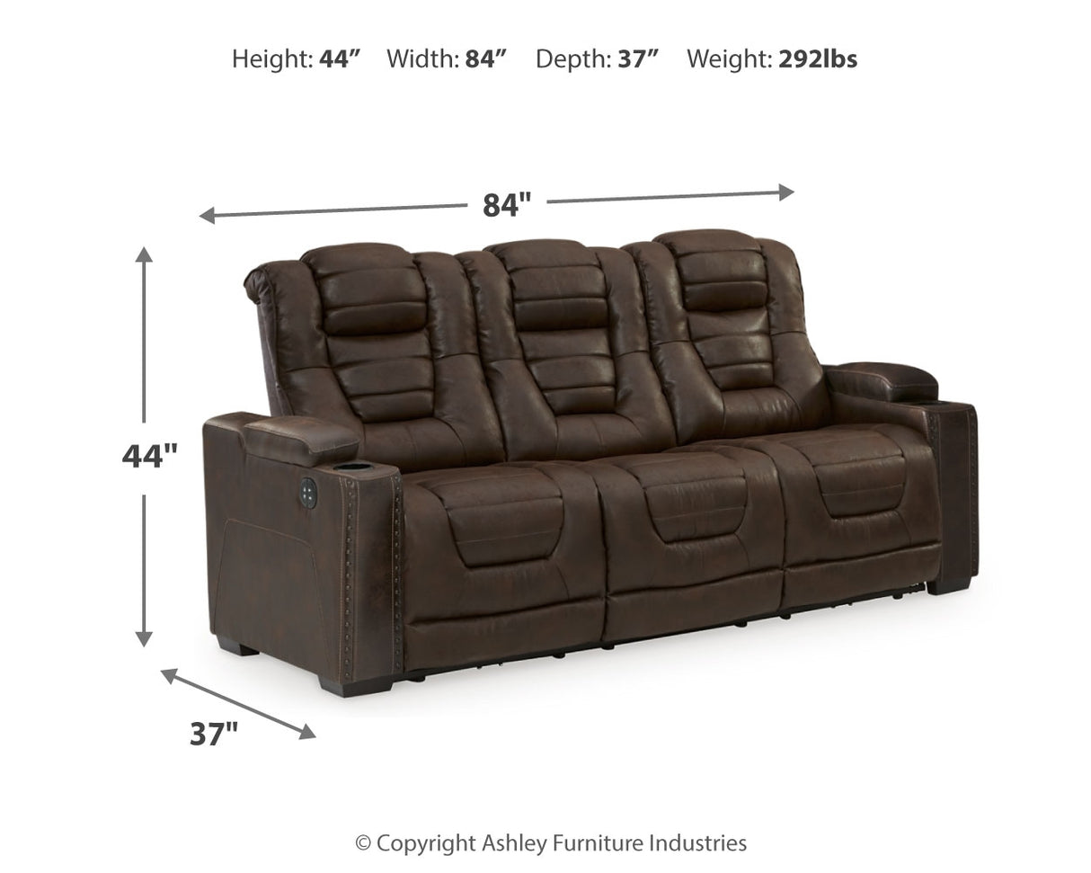 Owner's Box Power Reclining Sofa and Power Recliner