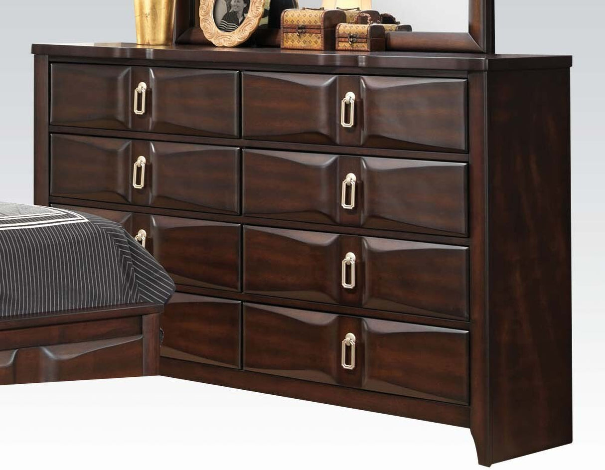 Acme Lancaster Platform Bedroom Set in Espresso