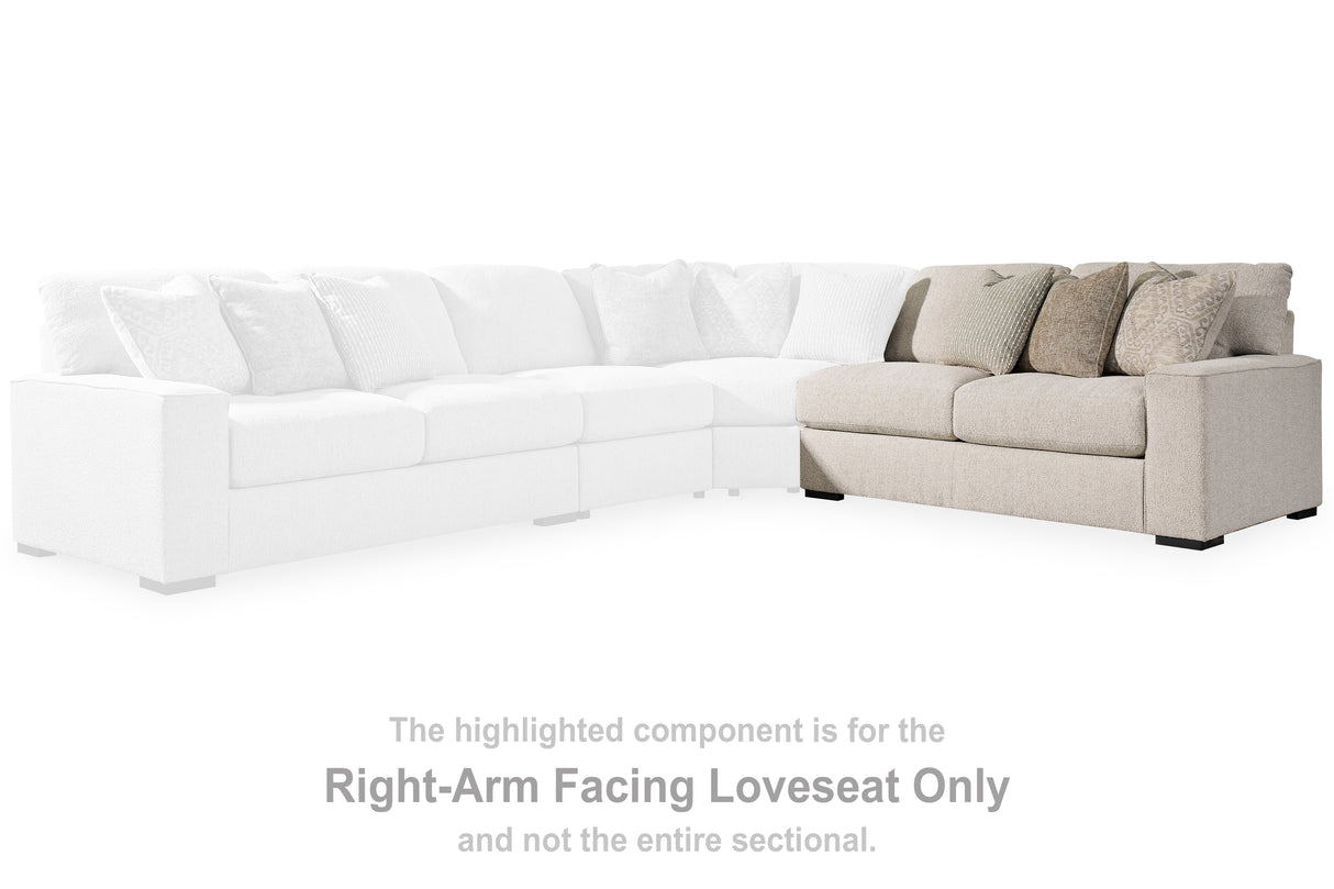 Ballyton Sand Right-Arm Facing Loveseat