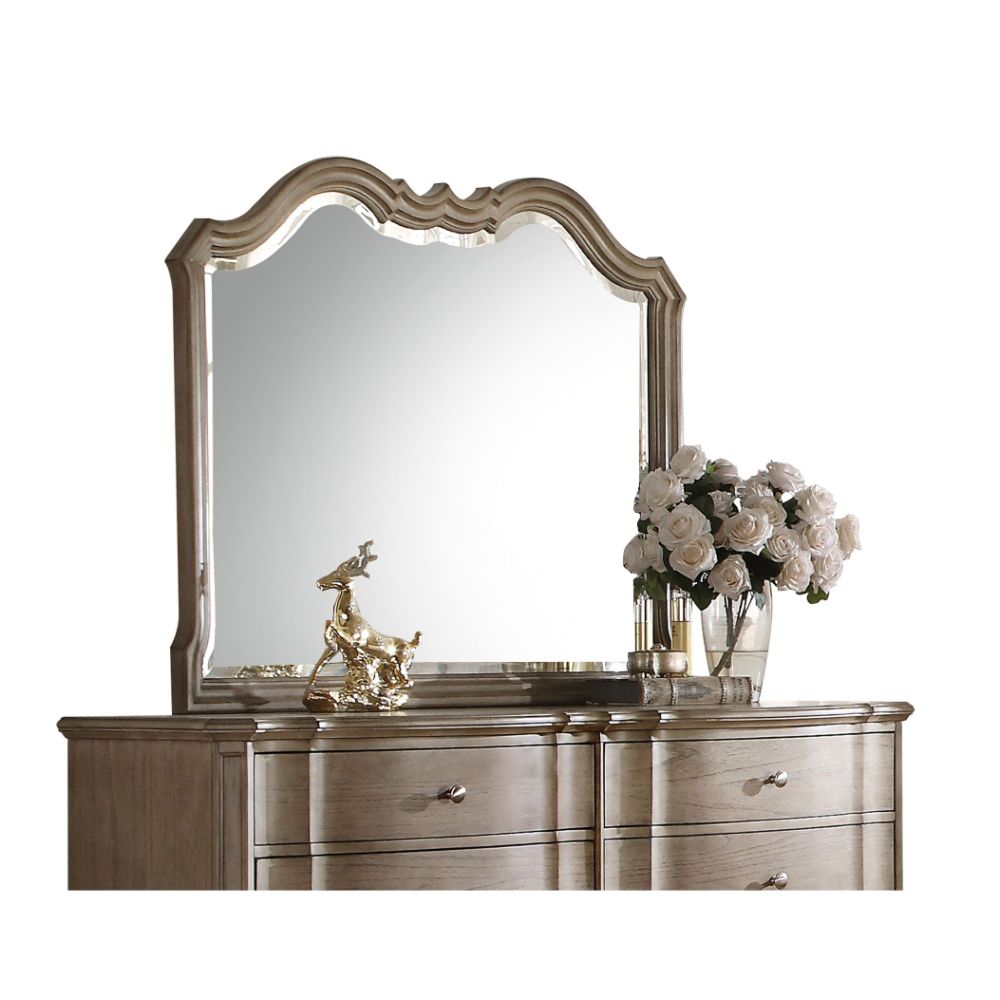 Chelmsford Antique Taupe Finish Mirror