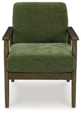 Bixler Olive Showood Accent Chair