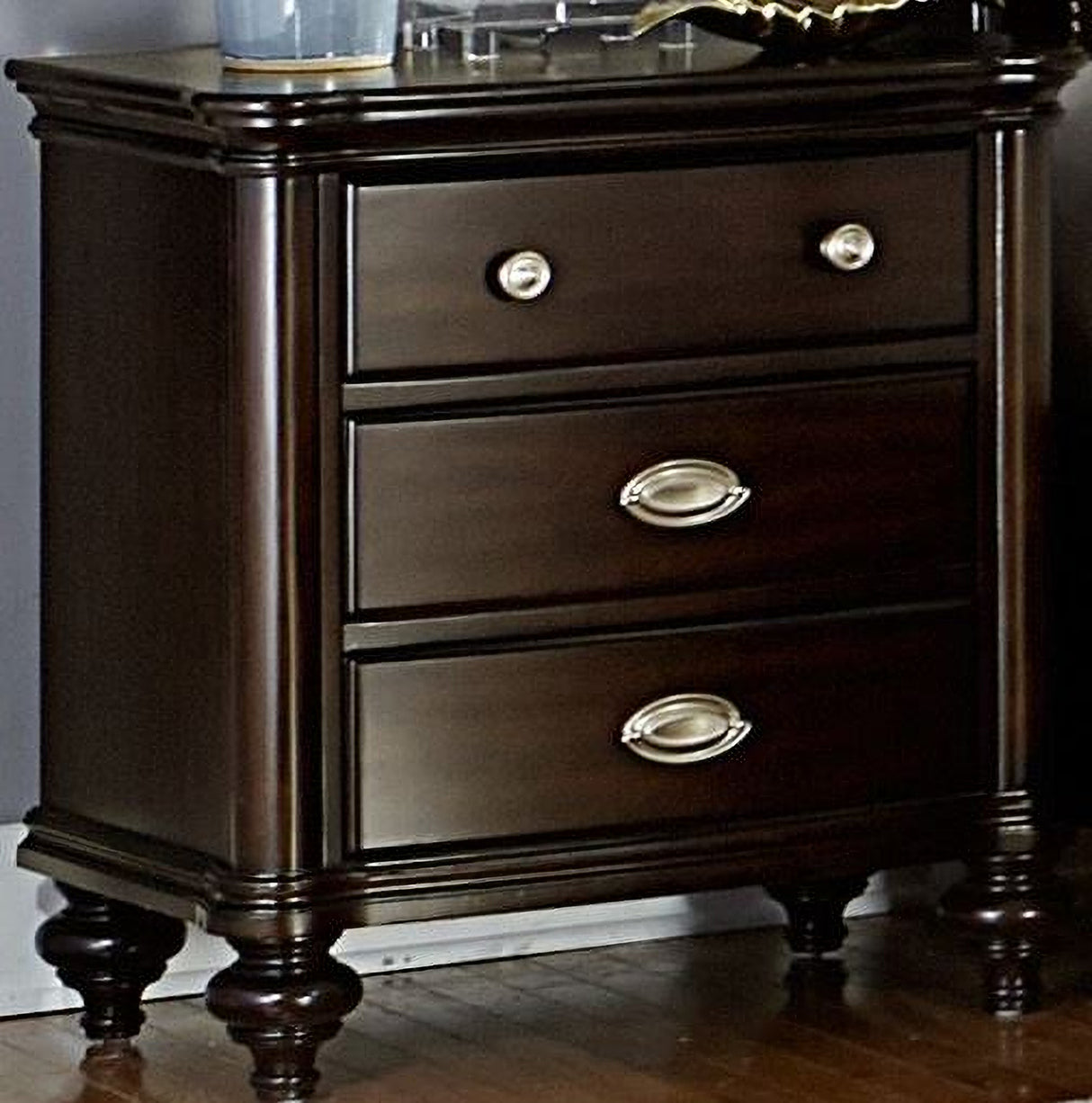 Marston Dark Cherry Platform Storage Bedroom Set