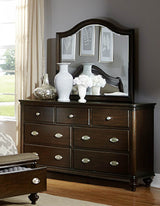 Marston Dark Cherry Platform Storage Bedroom Set