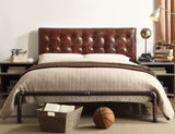 Brancaster Vintage Brown Leather Bedroom Set