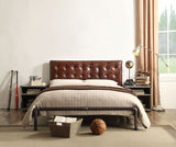 Brancaster Vintage Brown Leather Bedroom Set