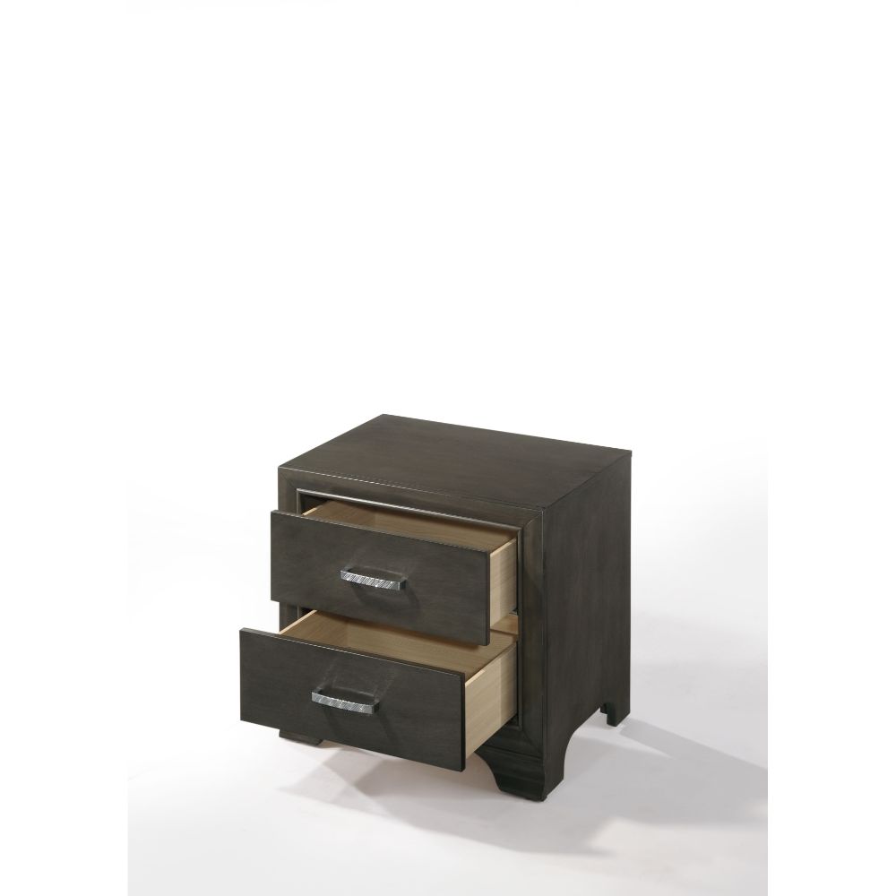 Carine Gray Finish Ii Nightstand