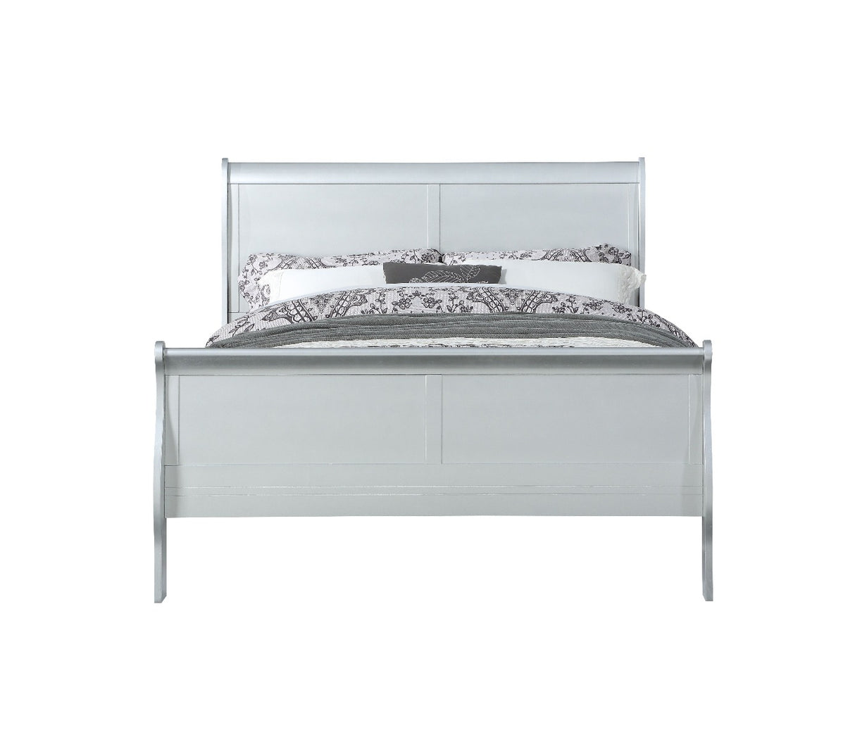 Louis Platinum Finish Philippe Full Bed