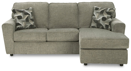 Cascilla Pewter Sofa Chaise