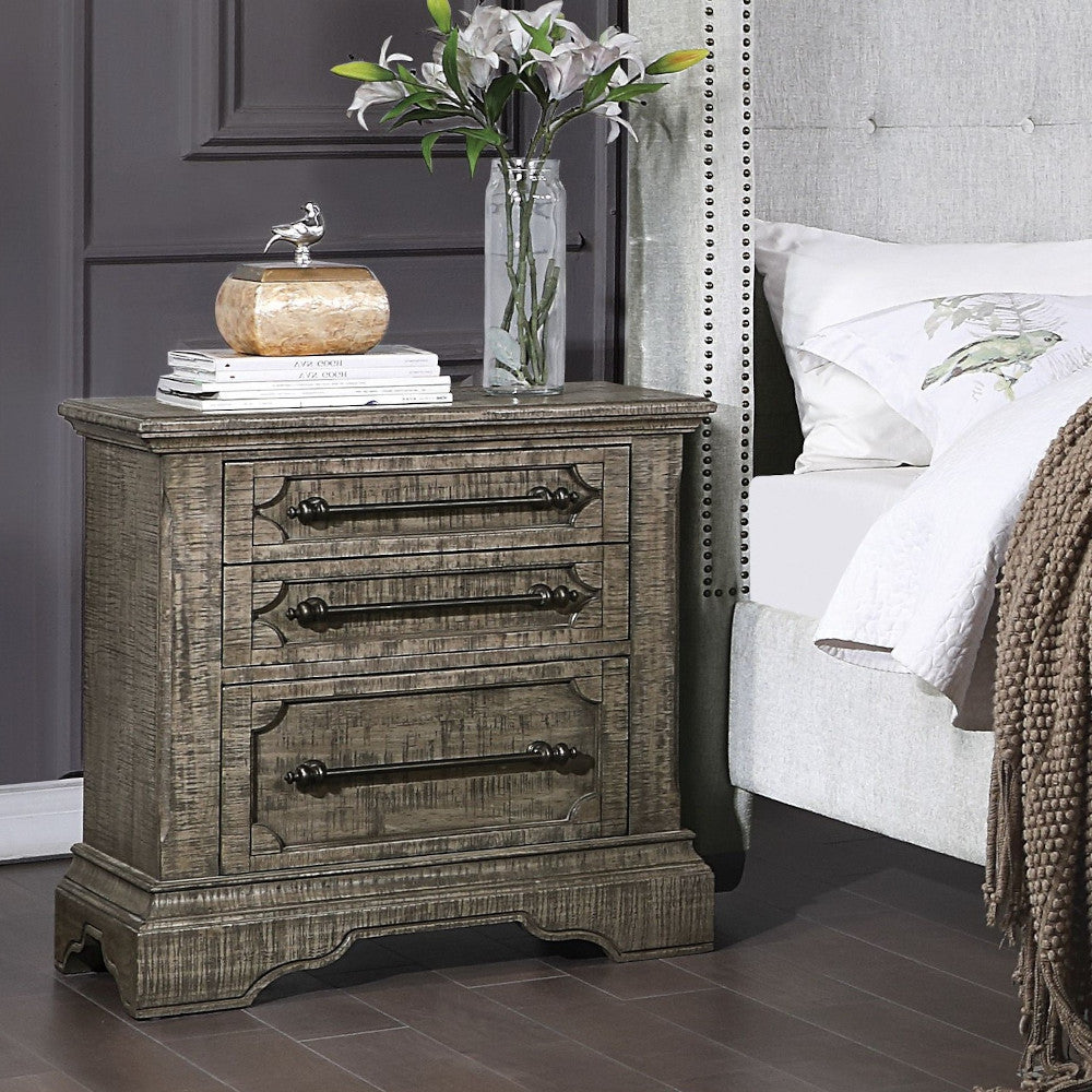 Artesia Salvaged Natural Finish Nightstand