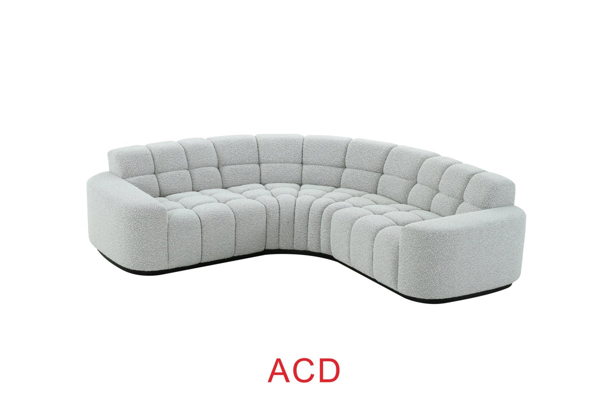 SEC8035GY MODULAR SECTIONAL