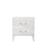 Chelsie White Finish Nightstand