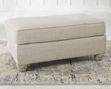 Traemore Linen Ottoman