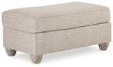 Traemore Linen Ottoman