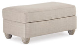 Traemore Linen Ottoman