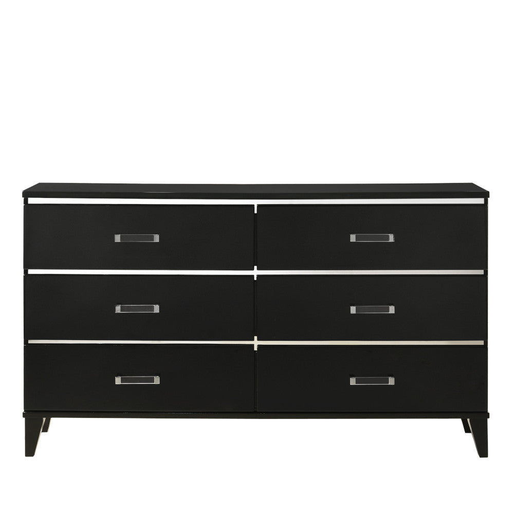 Chelsie Black Finish Dresser