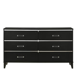 Chelsie Black Finish Dresser