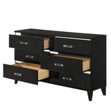 Chelsie Black Finish Dresser