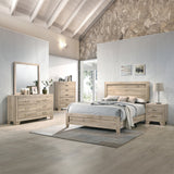 Miquell Natural Finish Eastern King Bed