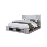 Aromas White Oak Finish Queen Bed