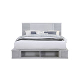 Aromas White Oak Finish Queen Bed