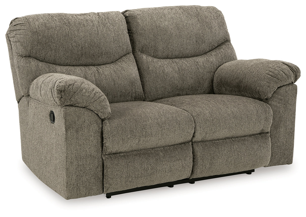 Alphons Putty Reclining Loveseat