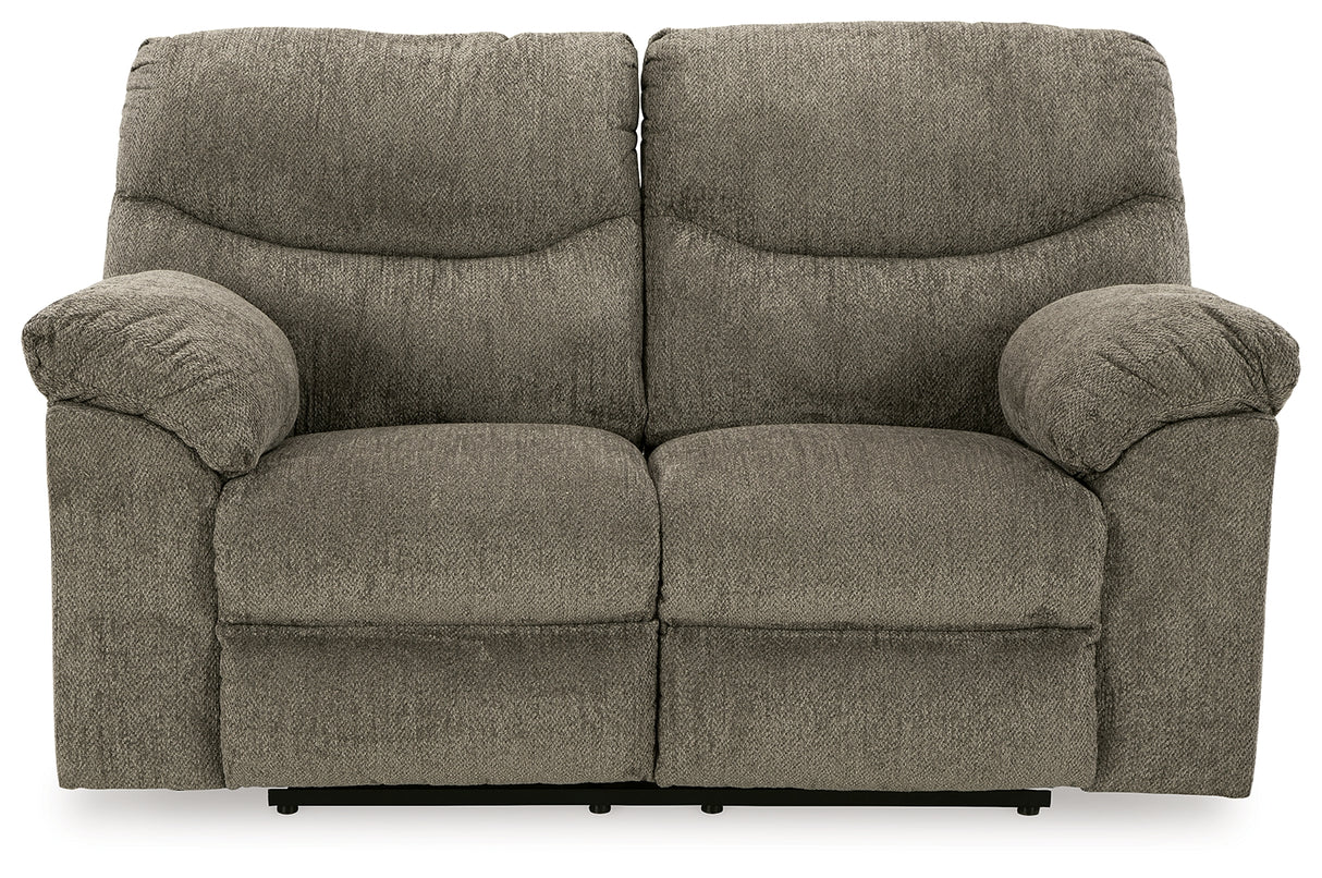 Alphons Putty Reclining Loveseat