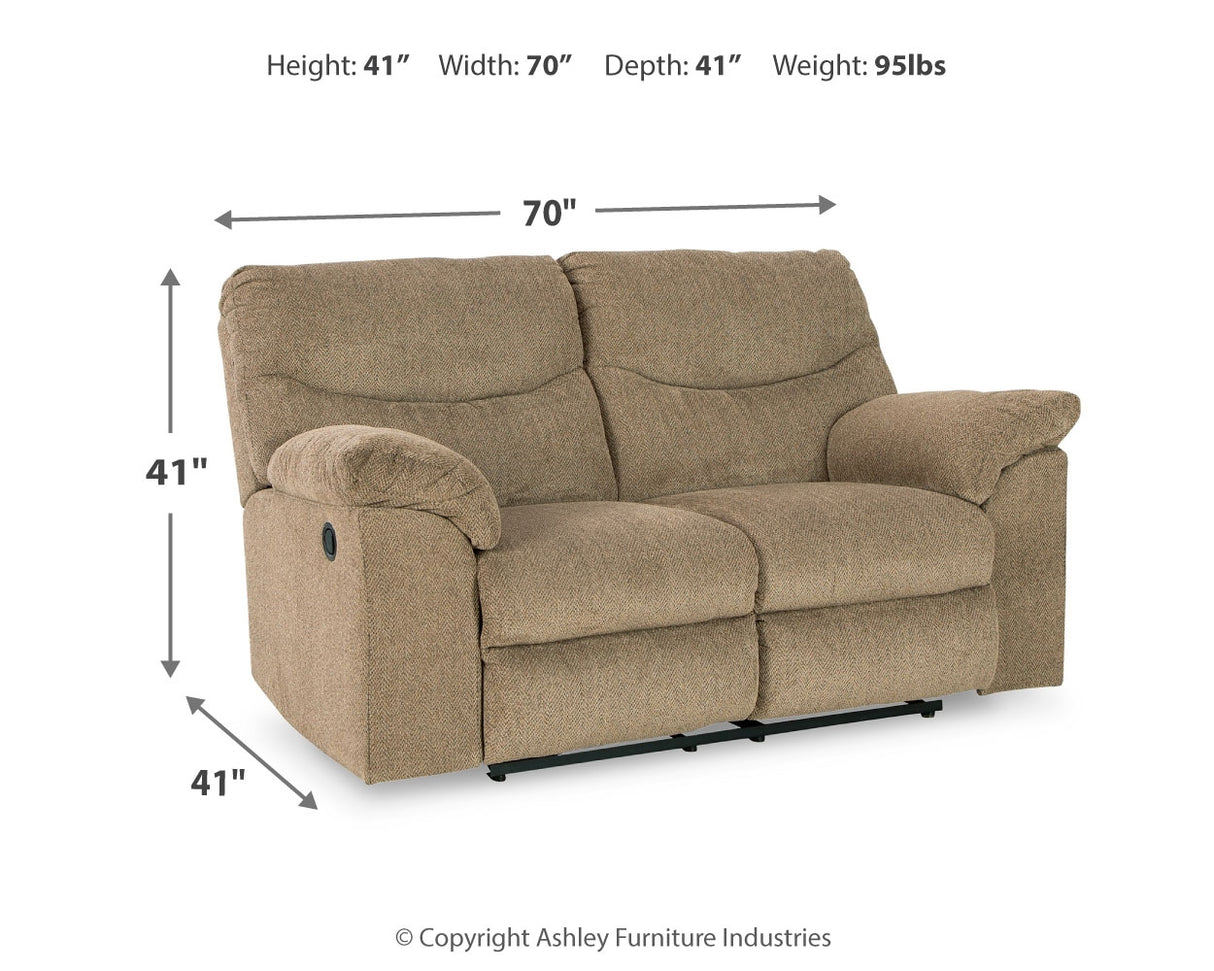 Alphons Reclining Sofa, Loveseat and Recliner