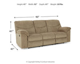 Alphons Reclining Sofa, Loveseat and Recliner