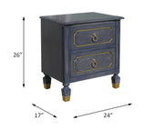 House Tobacco Finish Marchese Nightstand