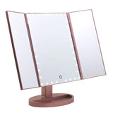 Touch Trifold XL Dimmable LED Makeup Mirror