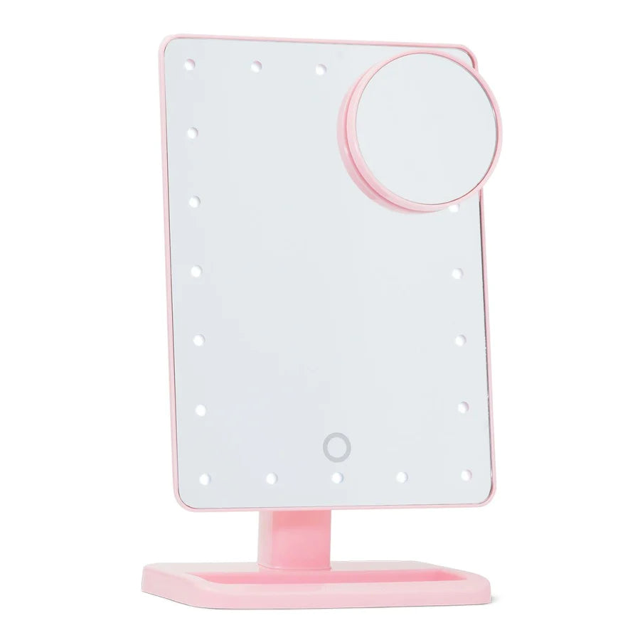 Touch XL Dimmable LED Makeup Mirror with Suction 5X