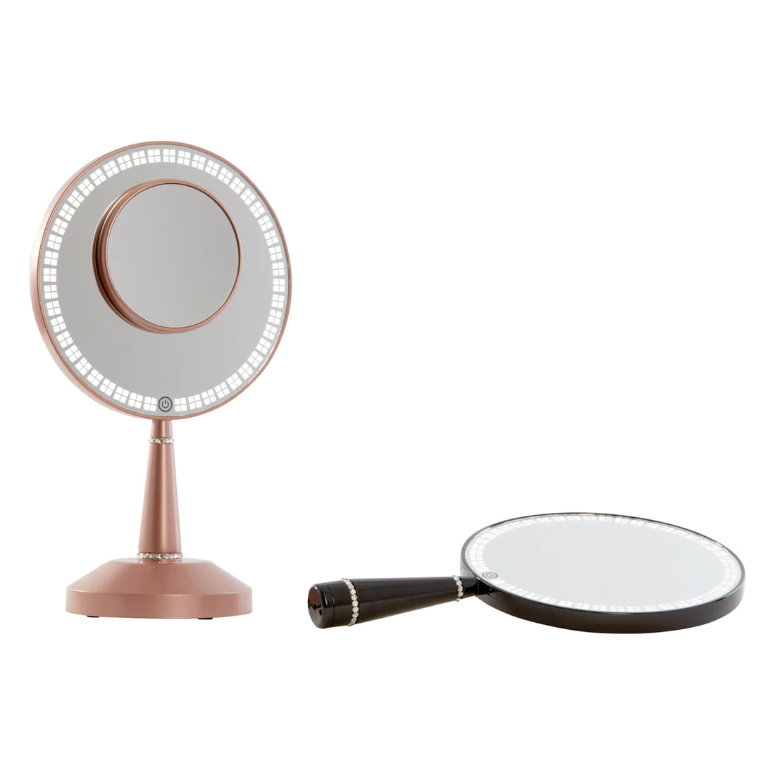 Bijou LED Hand Mirror with Charging Stand