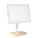 Touch Pro LED Makeup Mirror with Bluetooth Audio+Speakerphone & USB Charger