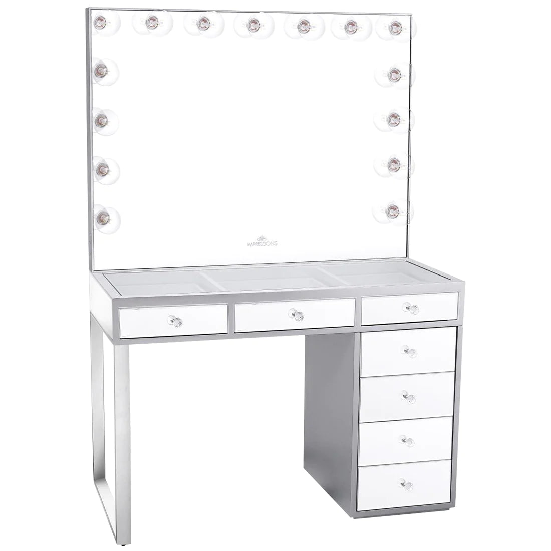 Mini SlayStation® Kylie 1.0 Vanity Table + Vanity Mirror Bundle