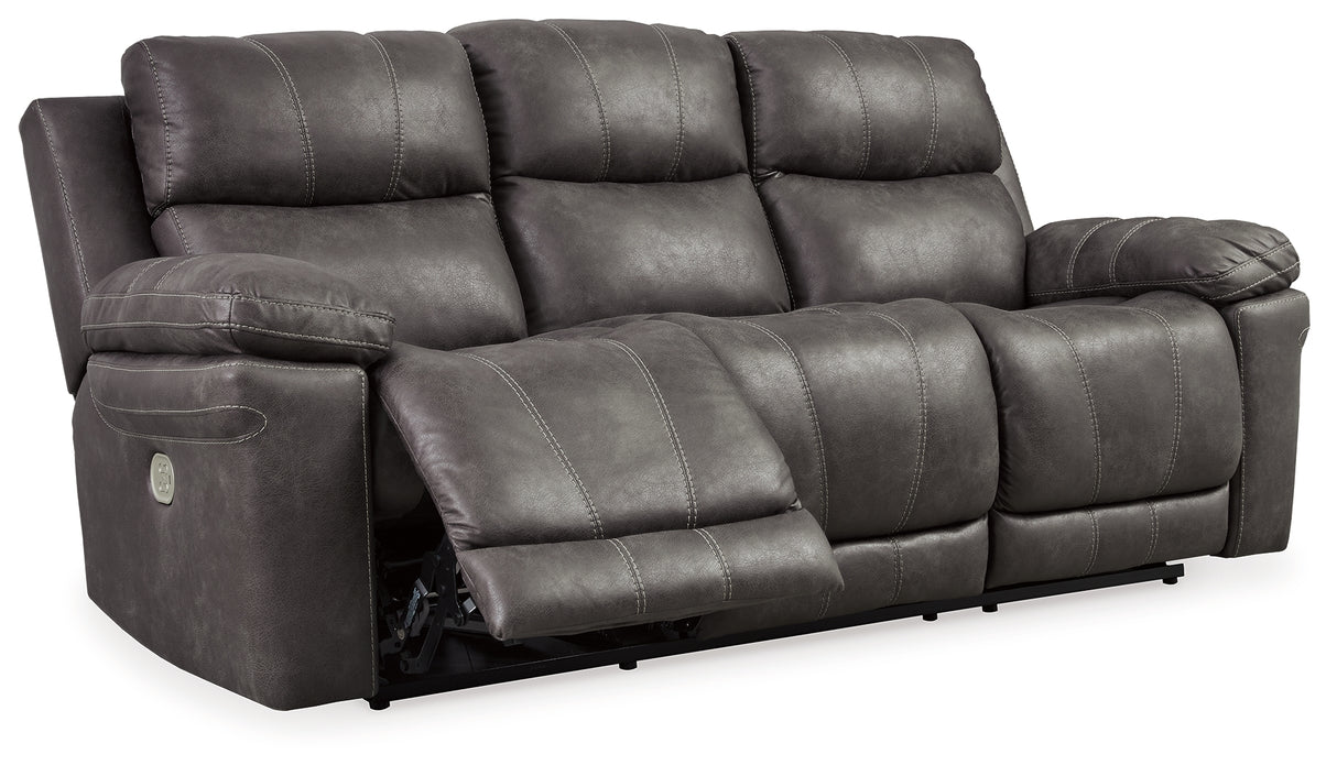 Erlangen Midnight Power Reclining Sofa