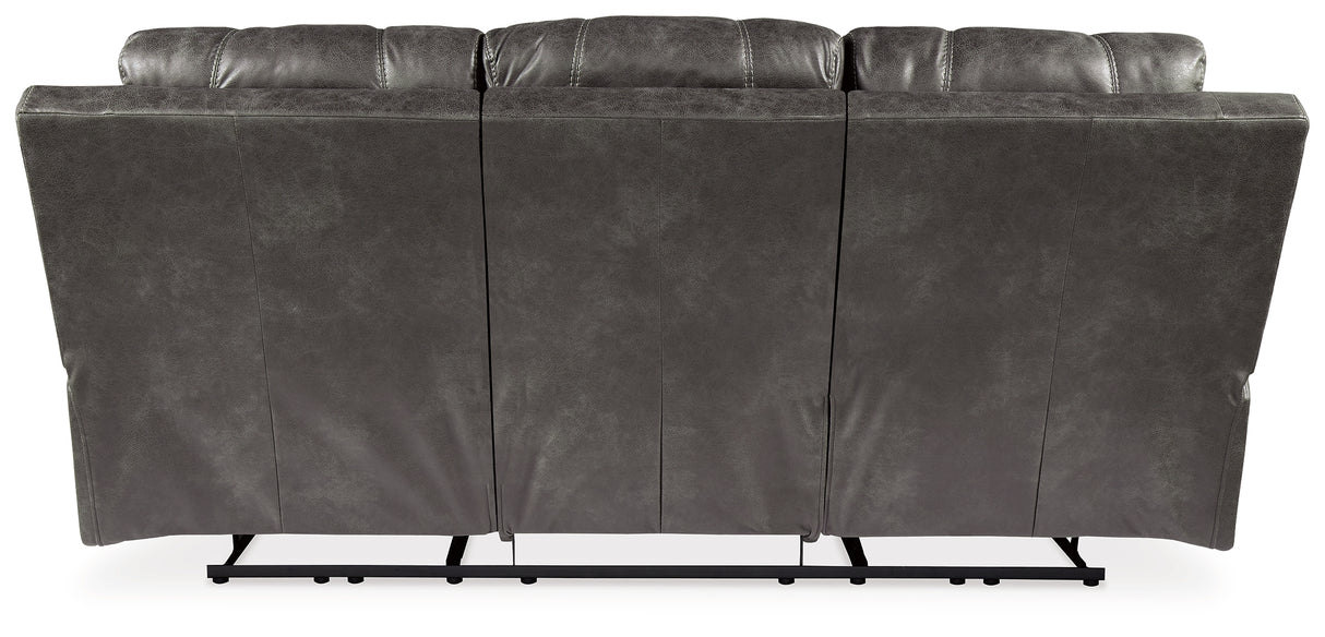 Erlangen Midnight Power Reclining Sofa