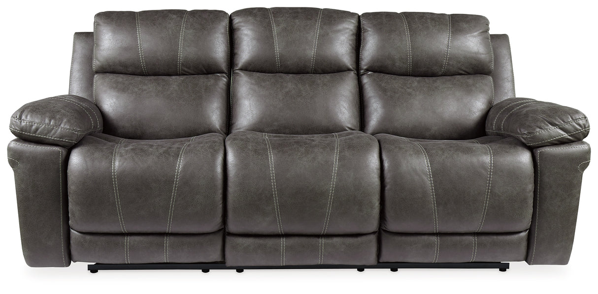 Erlangen Midnight Power Reclining Sofa