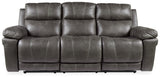 Erlangen Midnight Power Reclining Sofa