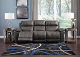 Erlangen Midnight Power Reclining Sofa