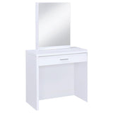 Harvey 2-Piece Vanity Set With Lift-Top Stool White